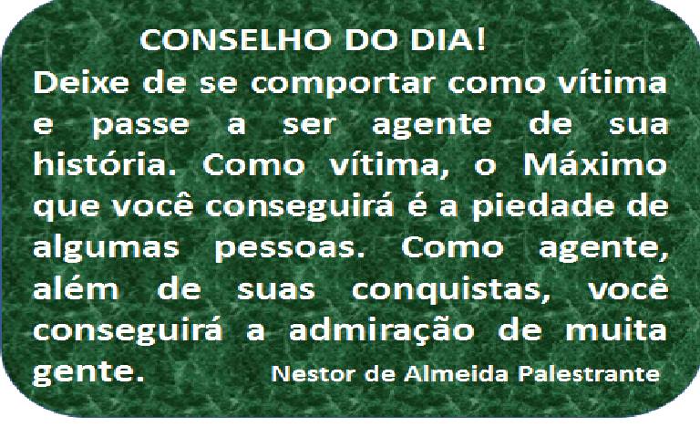 Conselho do dia 17/11/18